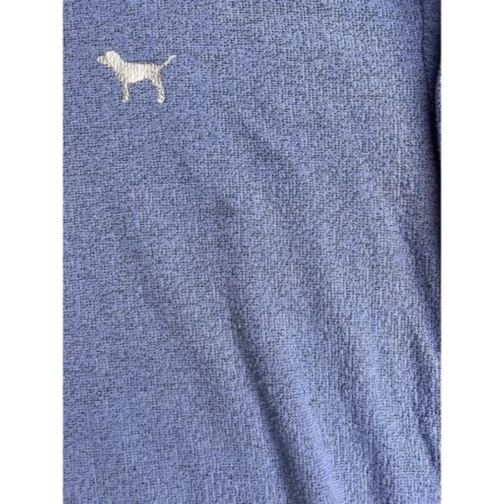 Victorias Secret‎ Pink Turtleneck Size Medium Blue Pullover Terry Cloth Sweater